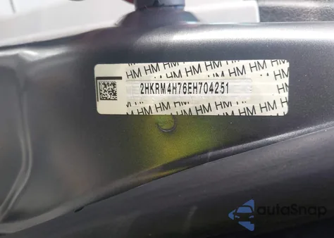 2014 Honda Cr-V Ex-L from USA, damaged, VIN 2HKRM4H76EH704251